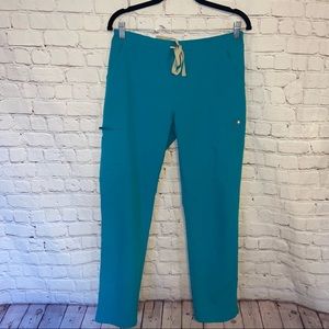 Figs Yolo Skinny Scrub Pants Teal